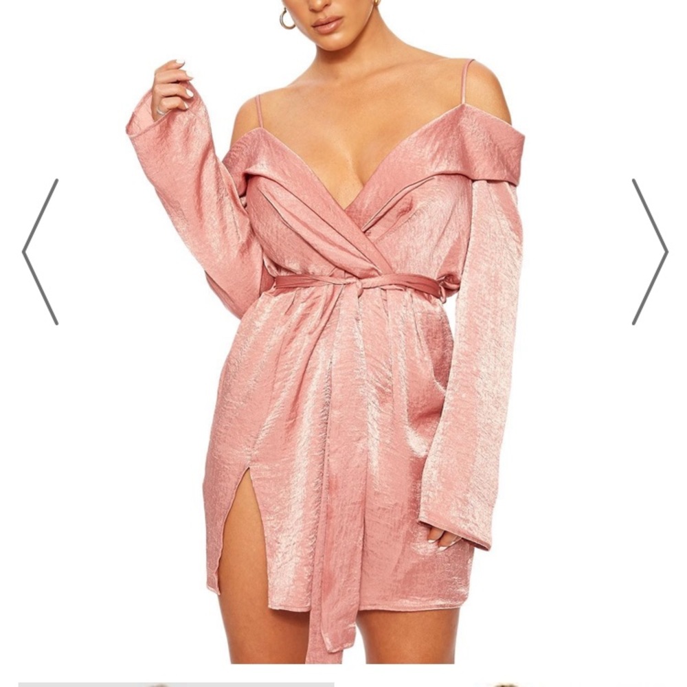 The Satin Sweetheart Mini Dress